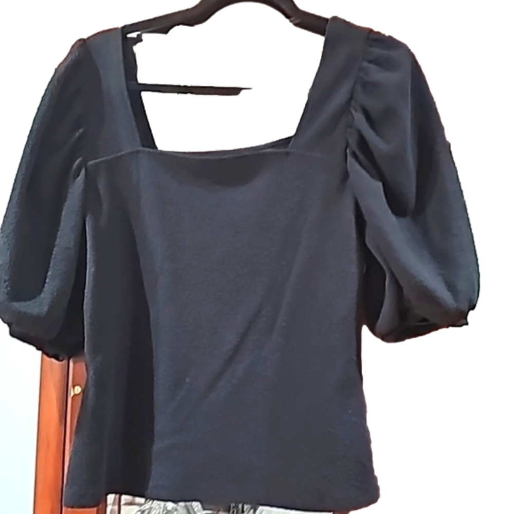 A New Day big puffy 3/4 sleeves black large